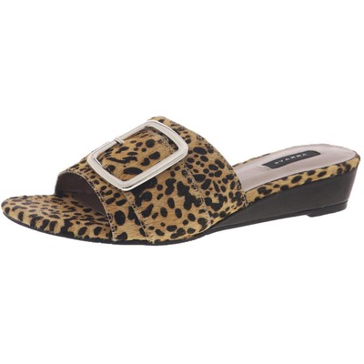 Массивные женские босоножки Milan Multi Leather Slide Sandals 11 Medium (B,M) BHFO 9239