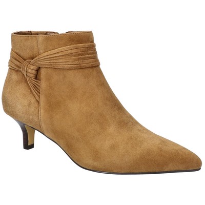 Bella Vita Womens Jani Beige Booties Shoes 8.5 Extra Wide (E+, WW) BHFO 0273