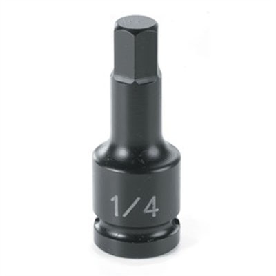 SOC 10MM 1/4D IMP HEX MALE BLK   9910M