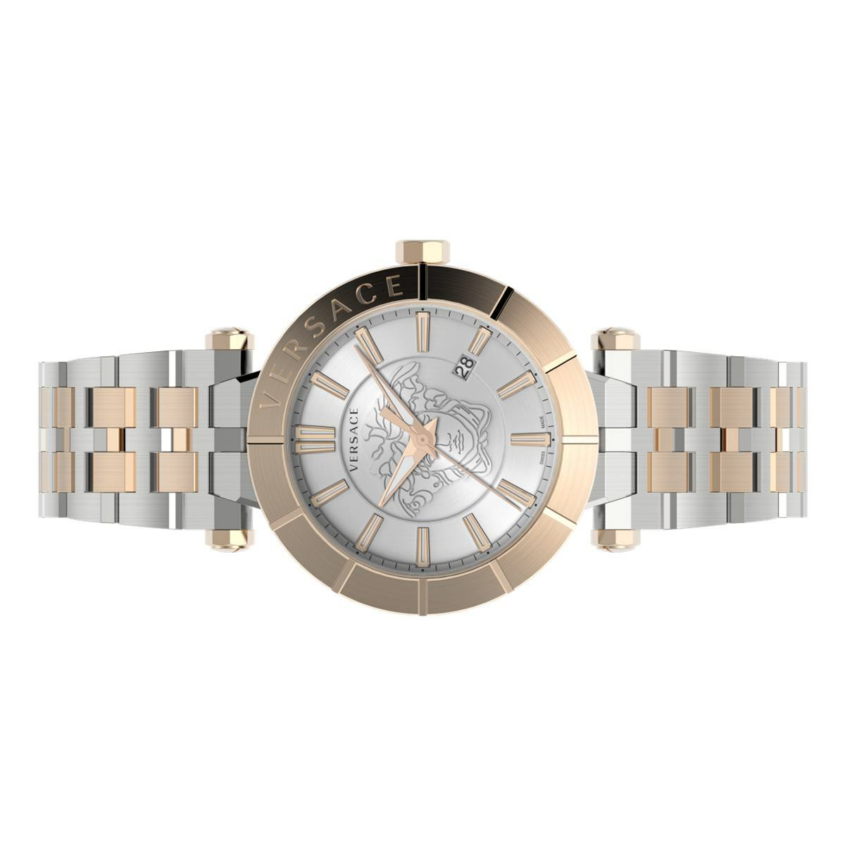 Pre-owned Versace Men's Wristwatch V-race Ve2b00521 Stainless Steel