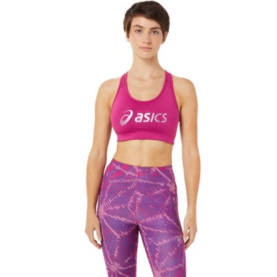 

БЮСТГАЛЬТЕР ASICS для женщин SAKURA ASICS LOGO BRA Одежда для бега 2012C362, Fuchsia red