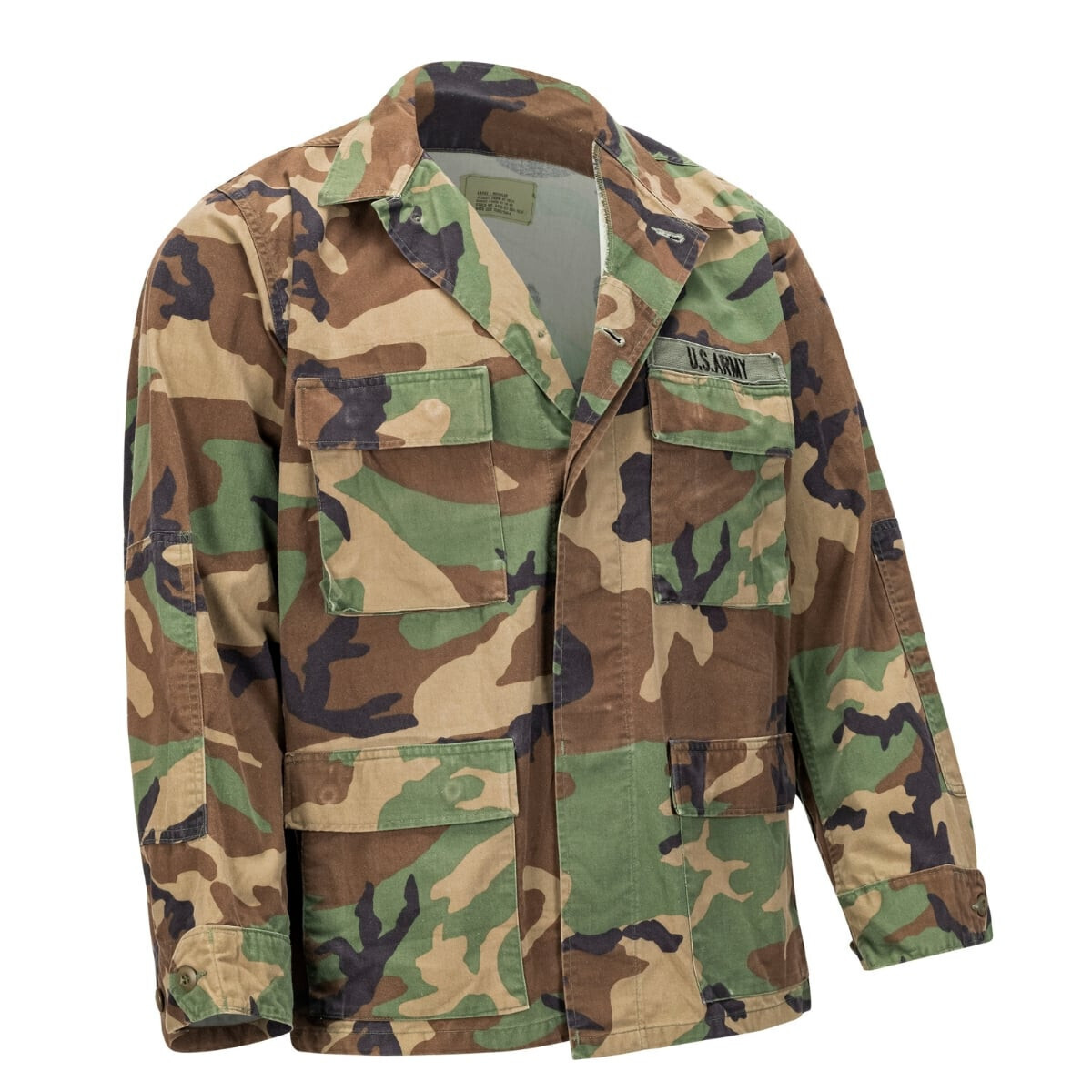 US ARMY BDU JACKET／MEDIUM REGULAR US Woodland BDU Blouse / Jacket / Coat - Medium X-Short