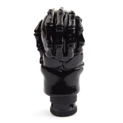 Manual Car Skull Head Gear Stick Lever Metal Shift Knob Shifter With 3 Adapters 