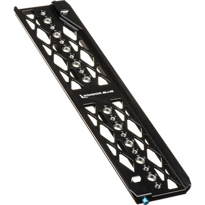 Kondor Blue 12'' ARRI Lightweight Dovetail Plate, Raven Black #KB-ARRI-DP-BK