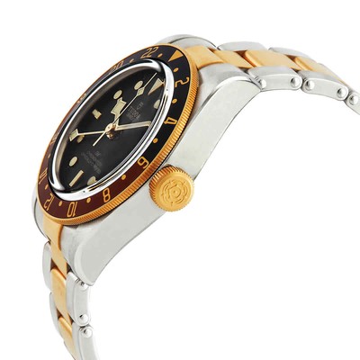 Pre-owned Tudor Black Bay Automatic Chronometer Black Dial Men's Watch M79833mn-0001