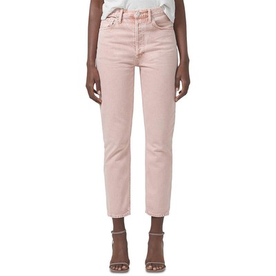 

Женские джинсы прямого кроя с эффектом потертостей до щиколотки Citizens of Humanity BHFO 6790, Rosewater, 1965C1248