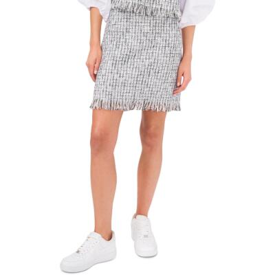 

Женская твидовая деловая мини-юбка выше колена Riley - Rae BHFO 8588, Sea foam