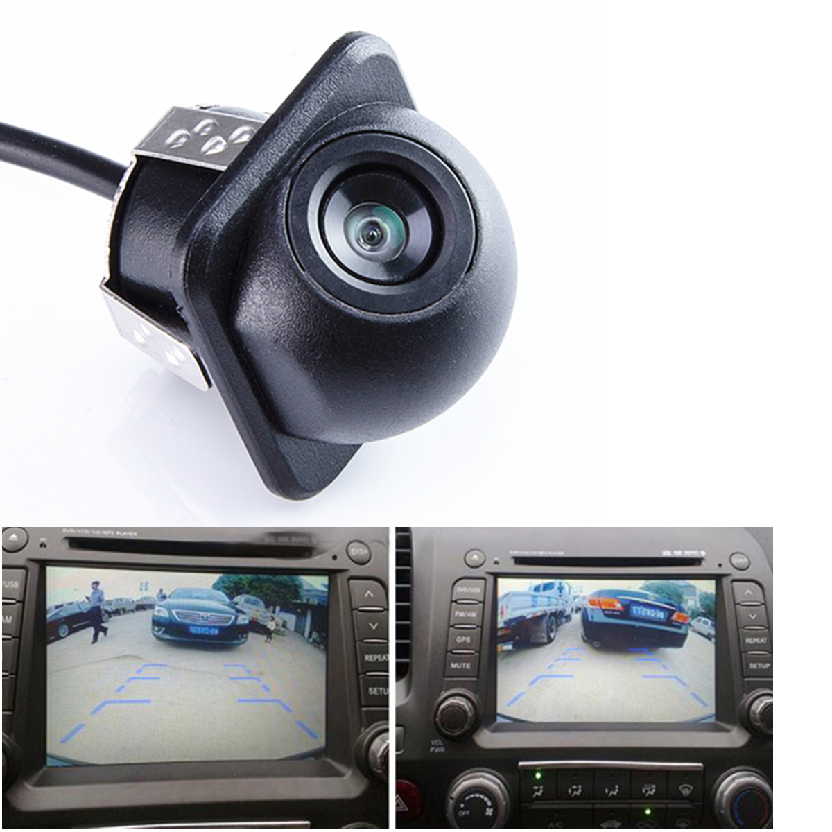 170° CCD Car Front/Side/Rear View Reverse Backup Night Vision Parking Camera