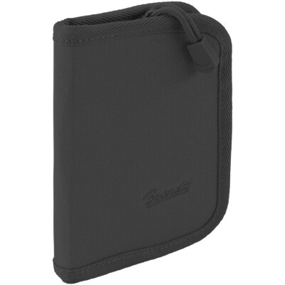 Brandit Wallet Mens Zipped Coin Compartment Card Slots Outdoor Foldable Black