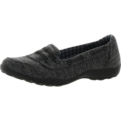 Skechers Женские черные повседневные туфли без шнуровки Кроссовки 9.5 Medium (B,M) BHFO 4867