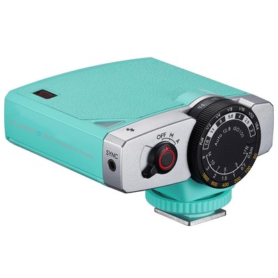 Flashpoint FlashBack Junior Retro Camera Flash, мятно-зеленый #FP-LF-SM-FBJ-G