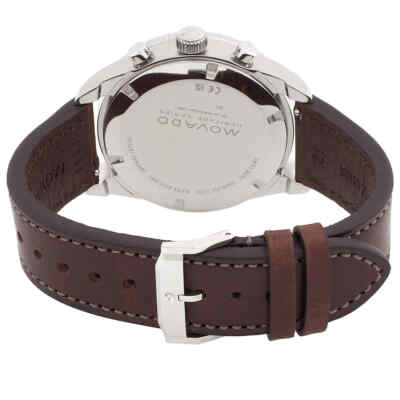 Pre-owned Movado Heritage Chronograph Quartz Blue Dial Men's Watch 3650121