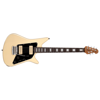 Sterling by Music Man Albert Lee AL40P Guitar, Rosewood Fretboard, Vintage Cream