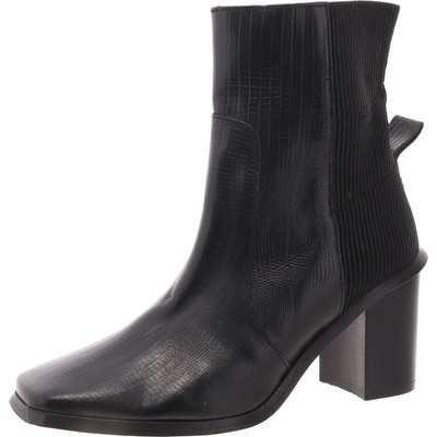 André Assous Womens Venice Black Ankle Boots Shoes 6 Medium (B,M) BHFO 6220