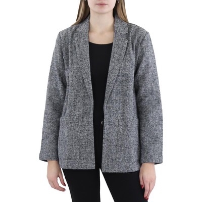 Эйлин Фишер (Eileen Fisher), женская повседневная модель с открытым передним карманом и черно-белым воротником, XXS BHFO 2507