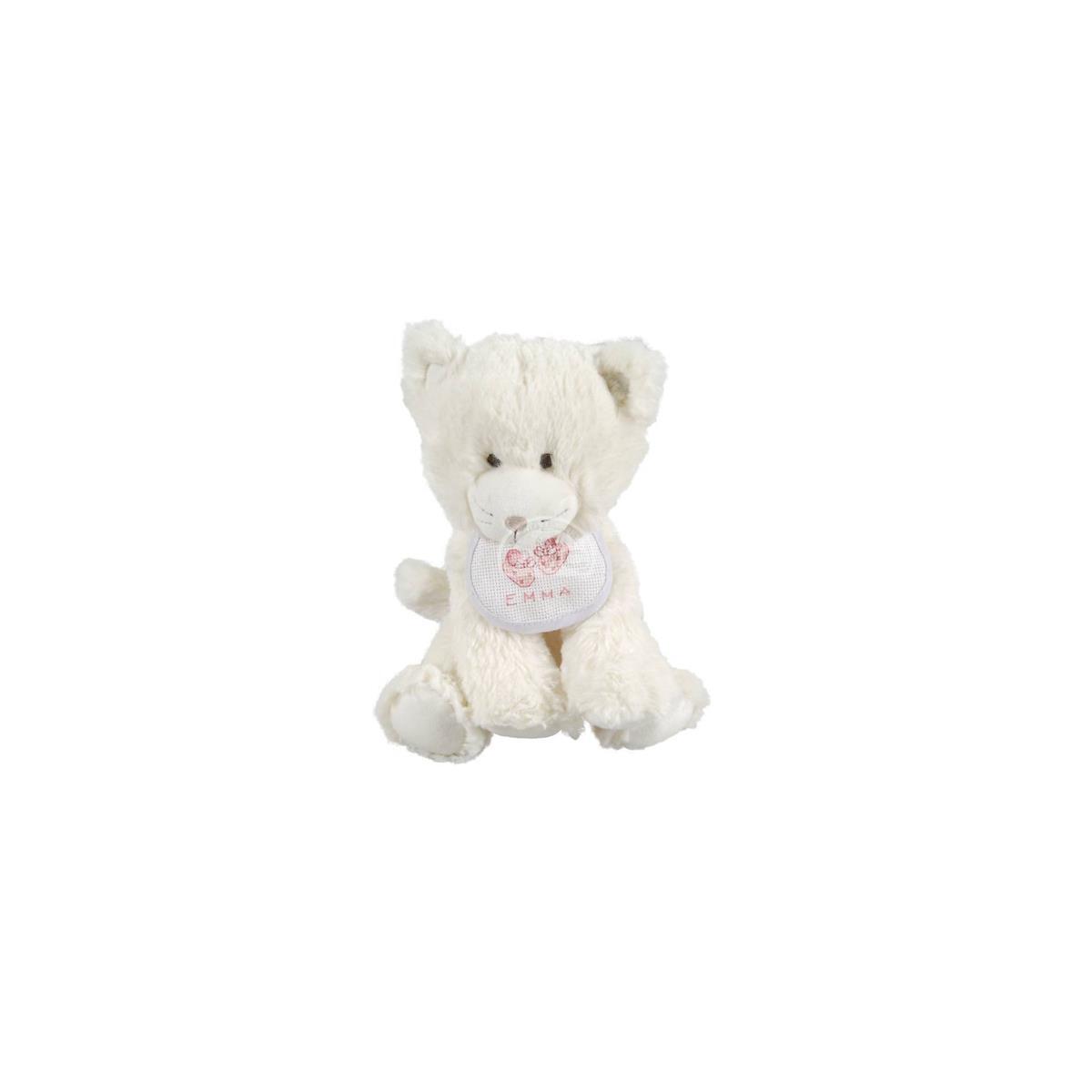 DMC Kuscheltier Katze zum Besticken, beige