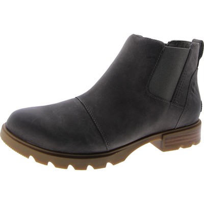 Женские ботинки челси Emelie III Chelsea серого цвета на плоской подошве от Sorel 8 Medium (B,M) BHFO 8025