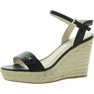 

Calvin Klein Womens Hamal Туфли-эспадрильи из искусственной кожи с ремешками на каблуке BHFO 5570, Hamal