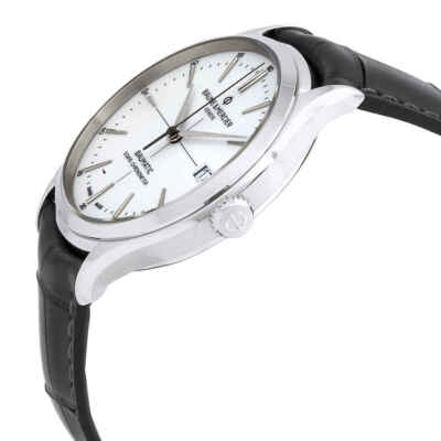 Pre-owned Baume & Mercier Baume Et Mercier Clifton Baumatic Automatic Men's Black Leather Watch 10518
