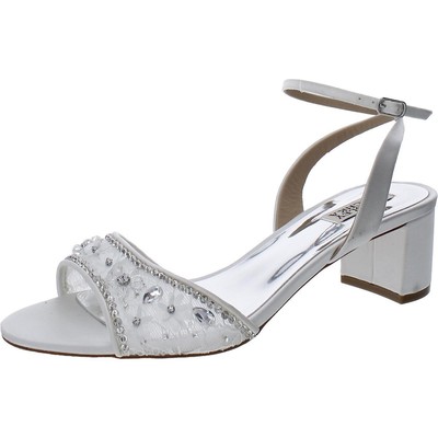 Женские босоножки Badgley Mischka Taylin на белом блочном каблуке 8,5 см (B, M) BHFO 0050