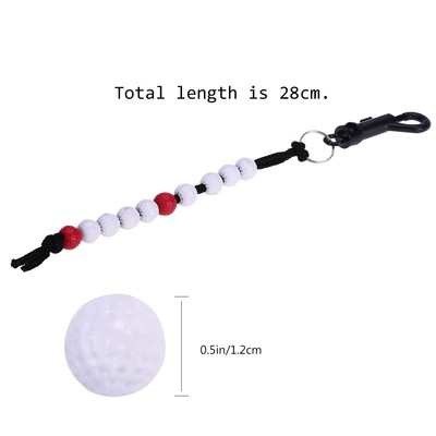 Pixnor Golf Beads Count Stroke Score Counter 12.8mm