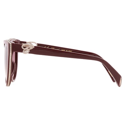 Pre-owned Chopard Brown Gradient Cat Eye Ladies Sunglasses Sch317s 09fh 55 Sch317s 09fh 55