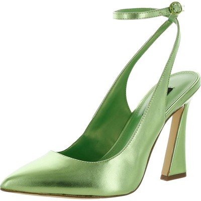 Женские вечерние туфли Nine West Tabita 3 с металлическим ремешком на щиколотке BHFO 0640