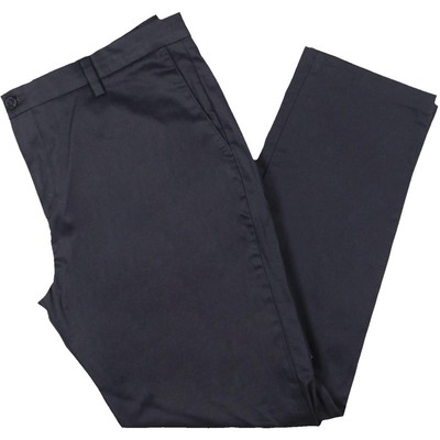 Dockers Mens Navy Solid Cotton Khaki Pants 30/29 BHFO 4501