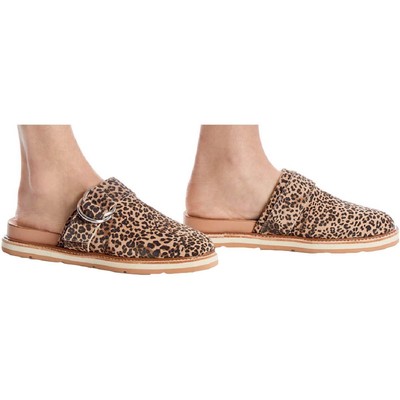 

Женские замшевые шлепанцы без шнуровки Dolce Vita Verna Tan 8.5 Medium (B,M) BHFO 0850, Tan/black dusted leopard suede, Verna