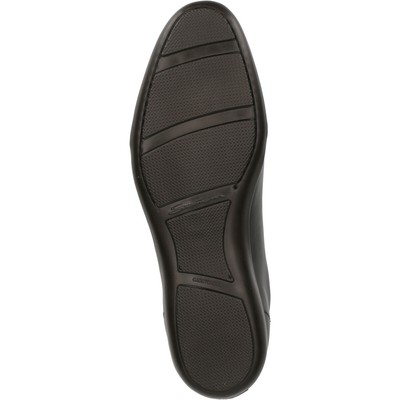 SANTONI SANTONI SNEAKER 14398 N01, GLATTLEDER, SCHWARZ, HERREN