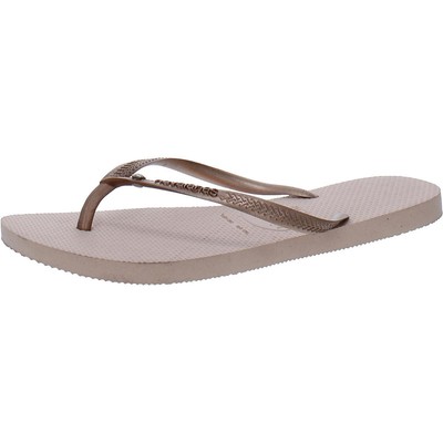 Женские розовые повседневные шлепанцы-слипоны на плоской подошве Havaianas 9-10 Medium (B, M) BHFO 1611