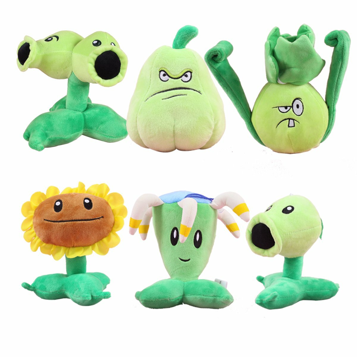 Plants Vs Zombies Plush Toy Sets Baby Stuffed Soft Doll Kids Funny