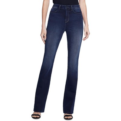 Джинсы LAgence Womens Selma Blue с высокой посадкой из темного стираного денима Bootcut 25 BHFO 0025
