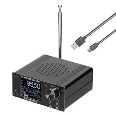ATS-80 FM AM Radio Frequency Amplitude Modulation Radio Receiver w/Color Screen