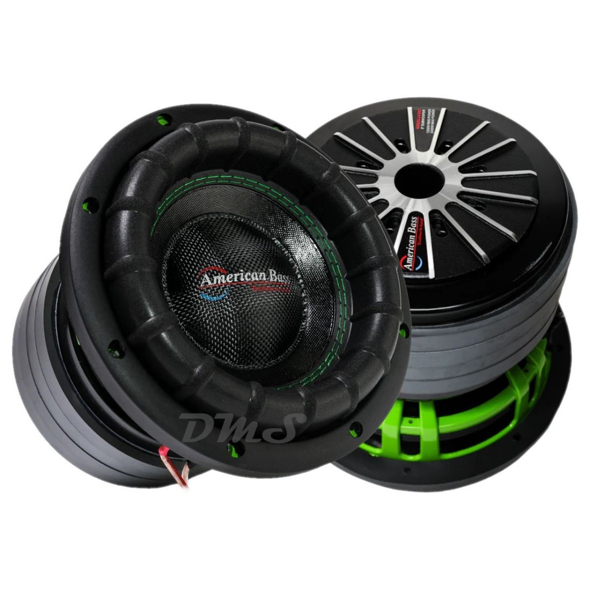 American Bass GODZILLA8-D2 8 in. Godzilla 2400W DVC 2 Ohm Subwoofer