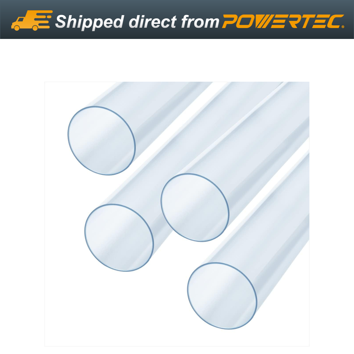 4 Inch Clear Dust Collection Pipe 4" Clear Dust Collection Pipe