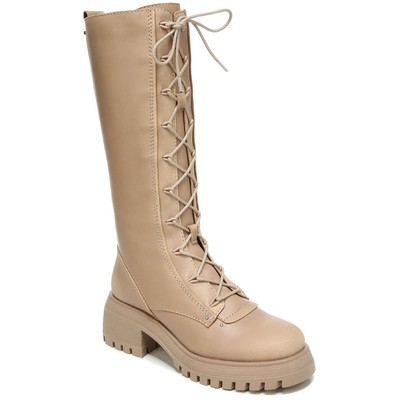 

Franco Sarto Женские Кожаные Состаренные Сапоги до середины икры Jasper Туфли BHFO 7220, Jasper