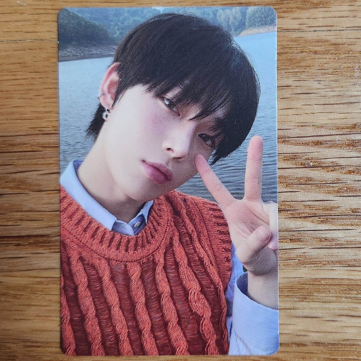 Sunoo Official Photocard Enhypen Orange Blood Engene Ver