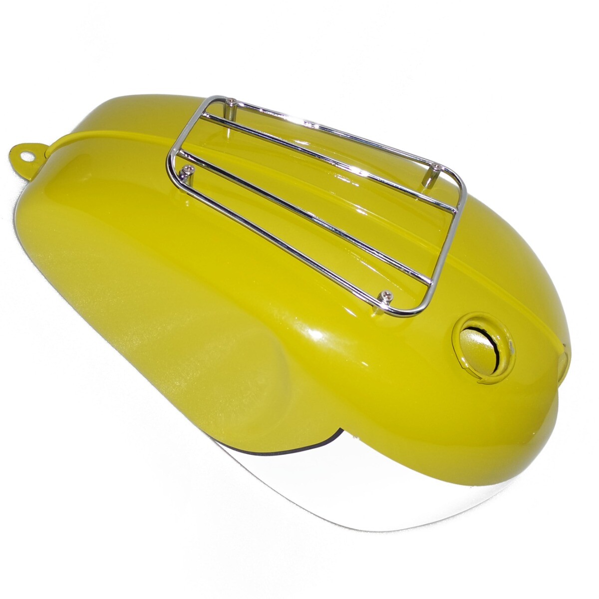 Fits Triumph T120 Bonneville Yellow Painted 3.5 Gallon Fuel Tank With Parcel Rack 