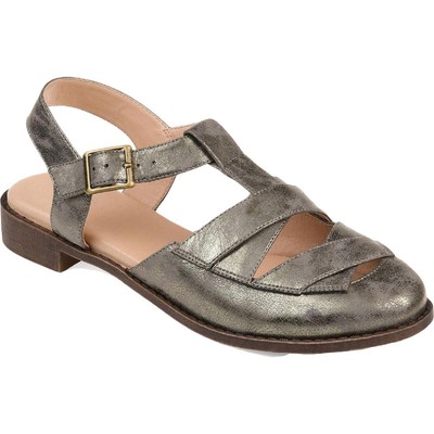

Journee Collection Женские босоножки Bonita Silver Fisherman 9 Medium (B,M) 2489, Pewter