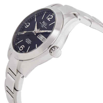 Pre-owned Ball Engineer Iii Ohio Automatic Black Dial Men's Watch Nm9126c-s14j-bk