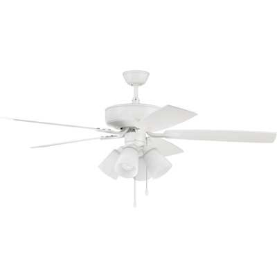 Craftmade P114W5-52WWOK Pro Plus 114 Indoor Ceiling Fan White