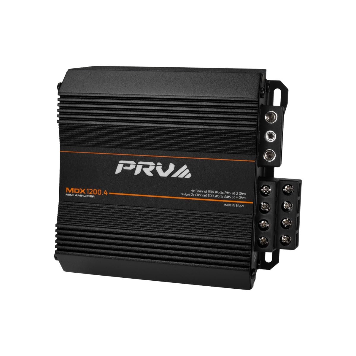 PRV Audio MDX1200.4 2 Ohm Mini 4 Channel Car Audio Amplifier 4 x 300 Watts RMS