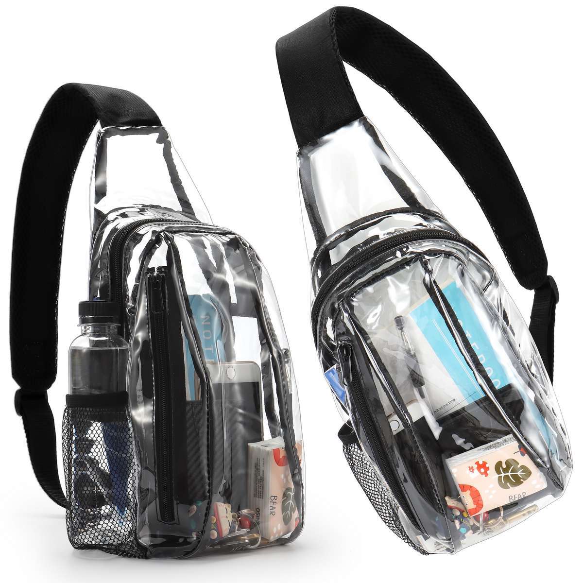 Clear Sling Shoulder Bag Stadium Approved Cute Fashion Cross
