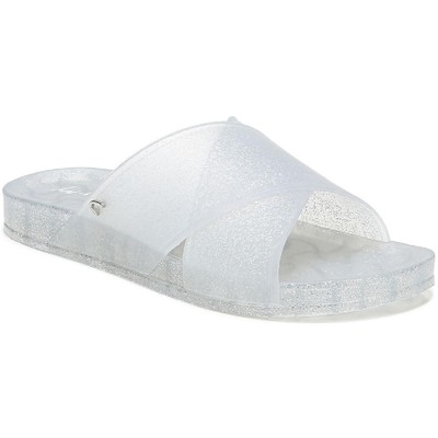 

Женские шлепанцы для бассейна Jaylee Circus by Sam Edelman 6, средние (B,M) BHFO 2417, Clear glitter