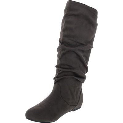 

Journee Collection Женские серые сапоги до середины икры Туфли 8 Medium (B,M) BHFO 9330, Grey