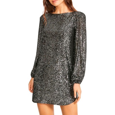 Женское коктейльное и вечернее платье Delorean черного цвета от BB Dakota by Steve Madden XS 6444