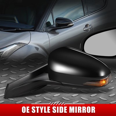 ДЛЯ 18-19 TOYOTA C-HR OE STYLE С ЭЛЕКТРОПРИВОДОМ + ОБОГРЕВОМ + ЗЕРКАЛО ЛЕВОЙ БОКОВОЙ ДВЕРИ С СИГНАЛОМ ПОВОРОТА