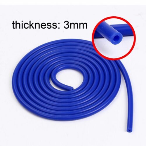 8mm 5/16" Inch Silicone Turbo Pipe Hose Vacuum hose Blue Col
