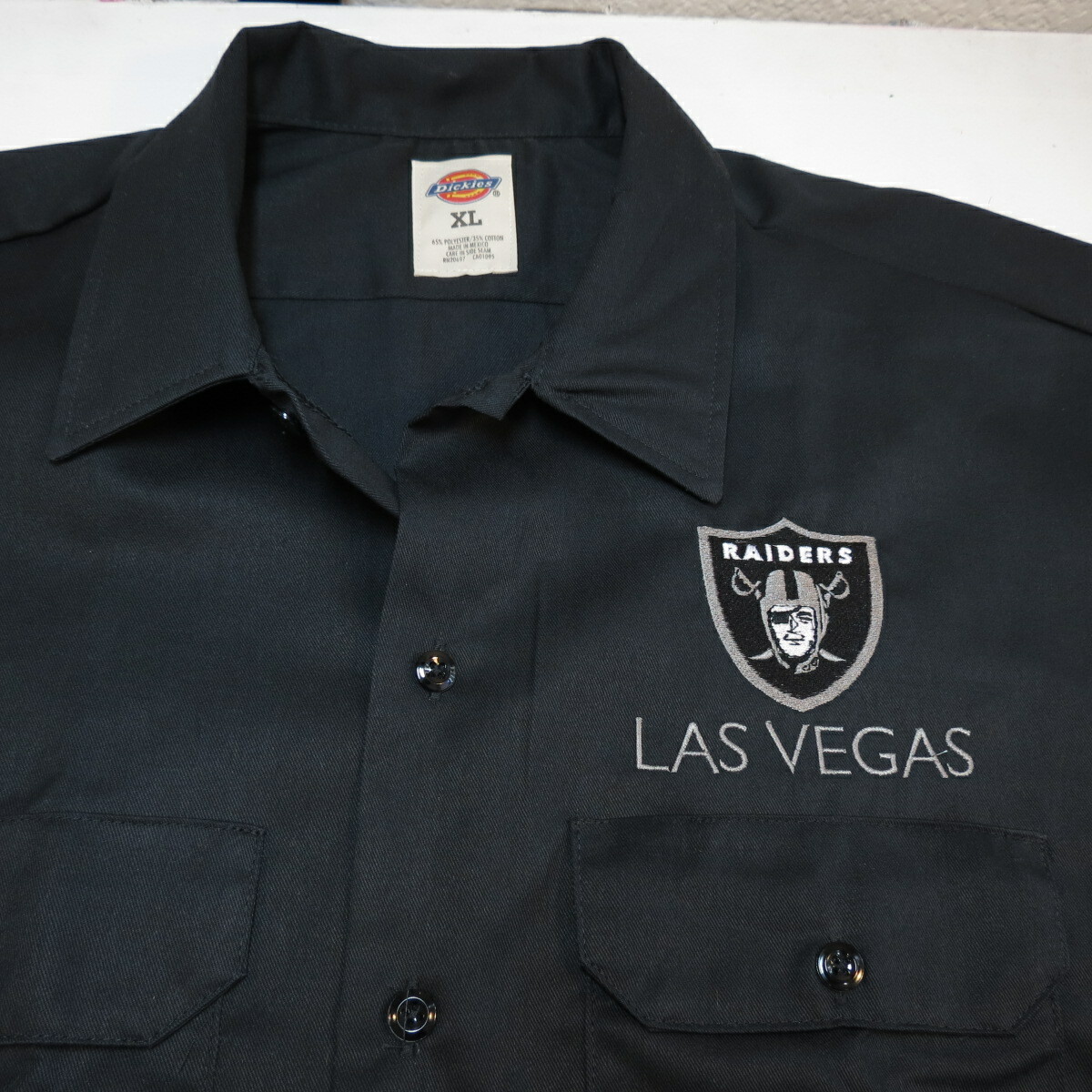 C様オーダー NEW LAS VEGAS RAIDERS FOOTBALL DICKIES Embroidered WORK